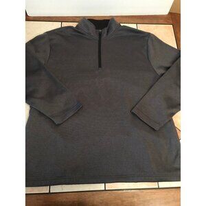 callaway grey pullover half zip golf sweater size XL